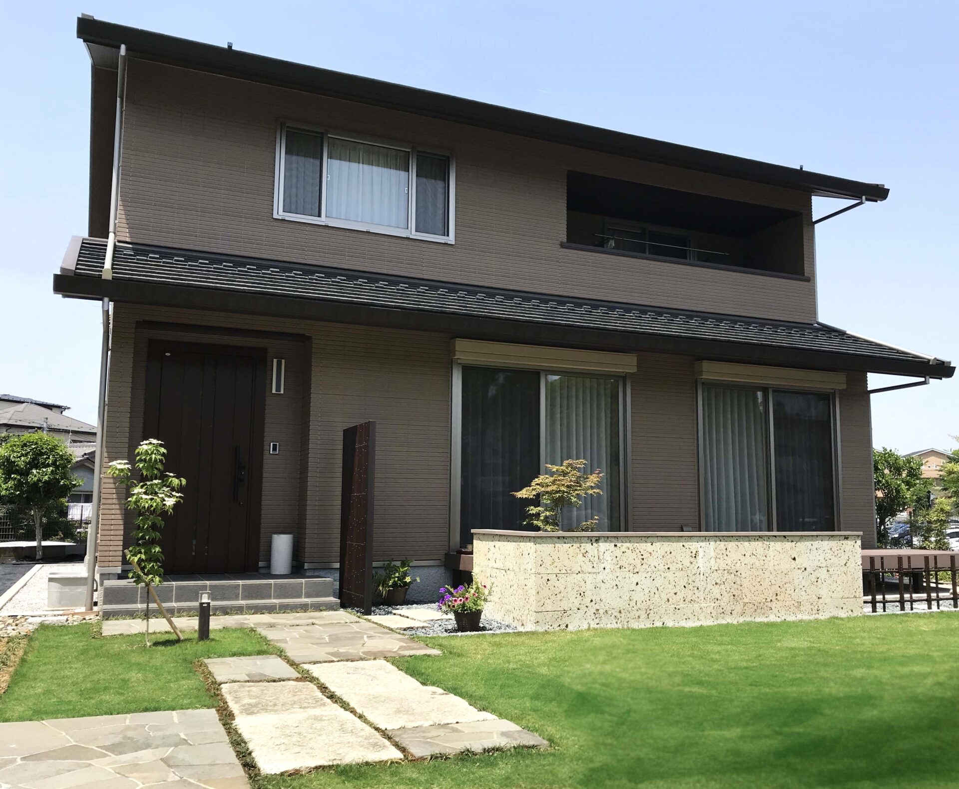 東松山市　和の風合いと趣溢れる癒しのお庭
