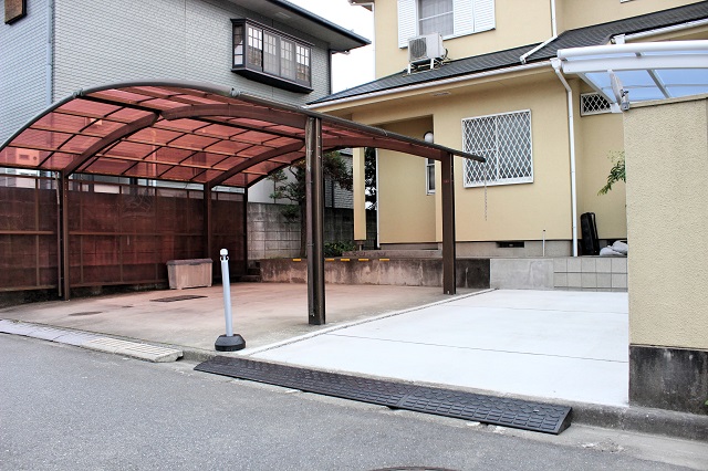 行田市の駐輪場のリガーデンのアフター写真の別角度