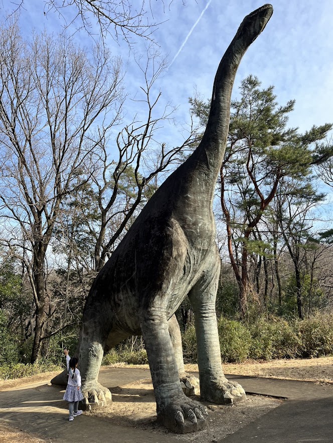 埼玉県こども動物自然公園にいた恐竜