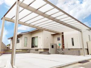 熊谷市 機能的な外構の中にも「自然の息づかい」を感じるエクステリアデザイン