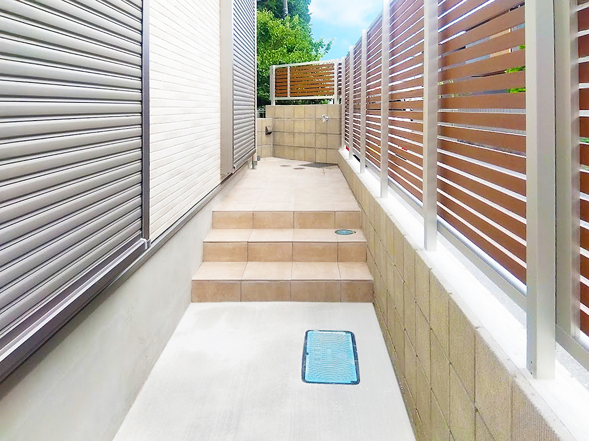 鴻巣市　既存の外構の不満点を解消し、暮らしを便利にする エクステリア