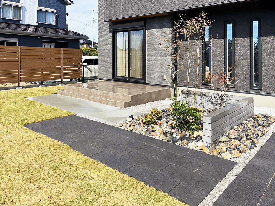 羽生市 「シンプル和モダン × ナチュラル」の理想的な融合が生まれたお庭