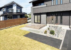 羽生市　「シンプル和モダン × ナチュラル」の理想的な融合が生まれたお庭